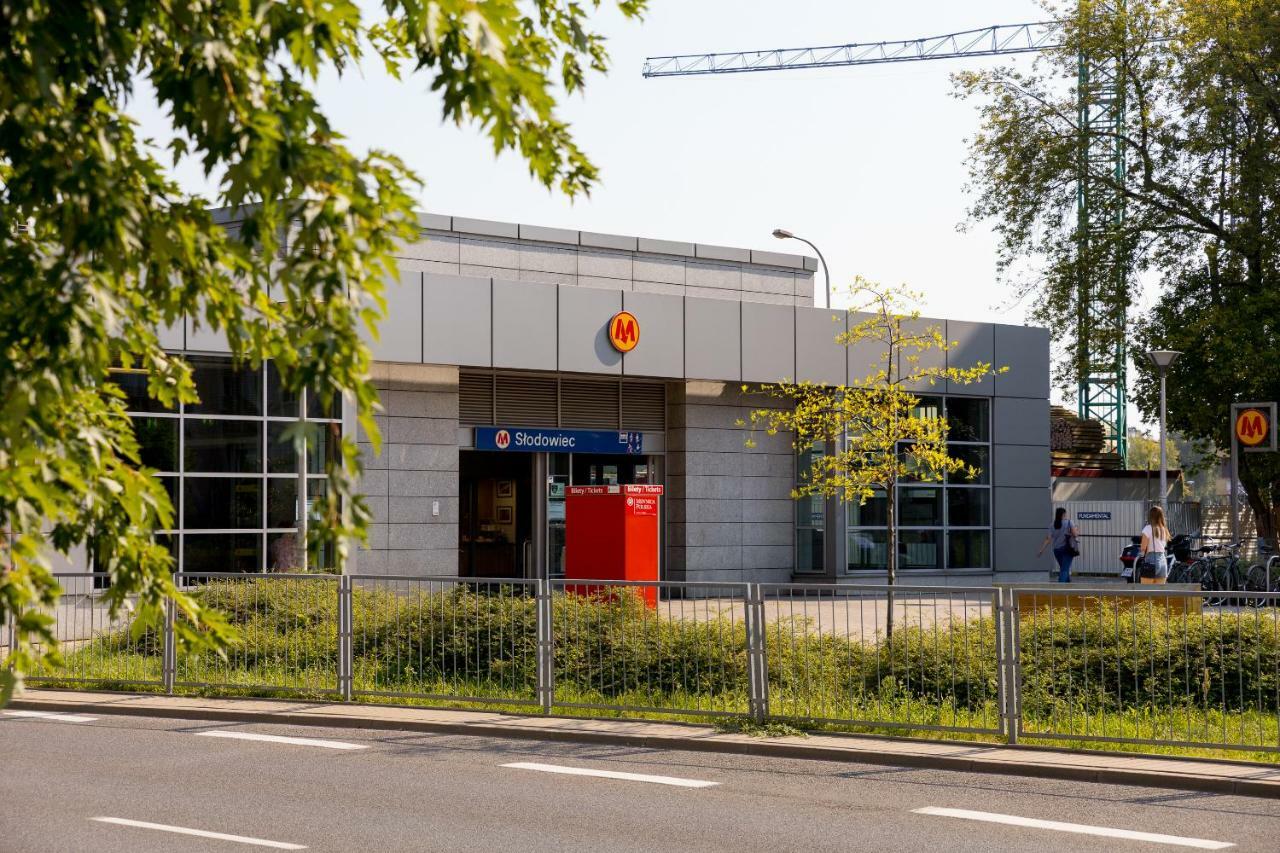 Klimatyczne Studio Metro Slodowiec Warschau Exterior foto